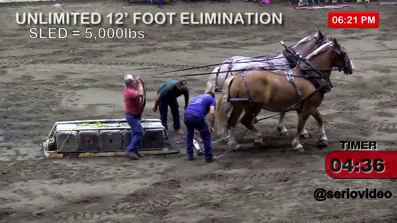 BigE Draft Horse Pull Unlimited Class
