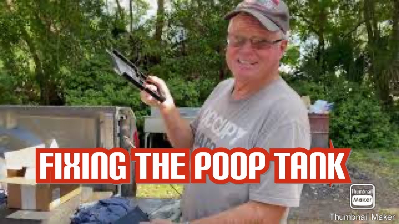Fixing the Poop Tank on our 2004 Holiday Rambler Presidential 5th Wheel
