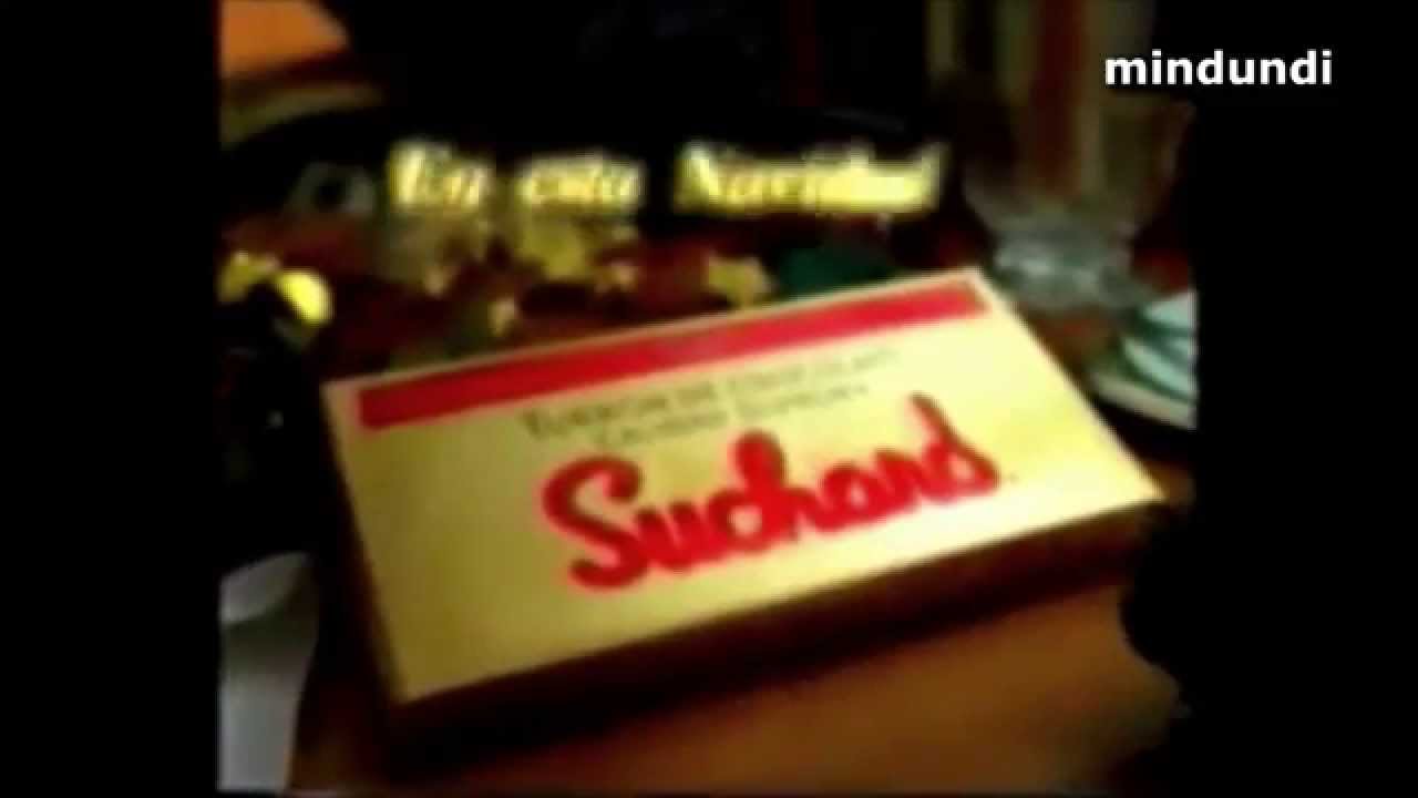 1995 En esta Navidad Turr&oacute;n de Chocolate Suchard - Publicidad Anuncio Espa&ntilde;a Comercial Spain