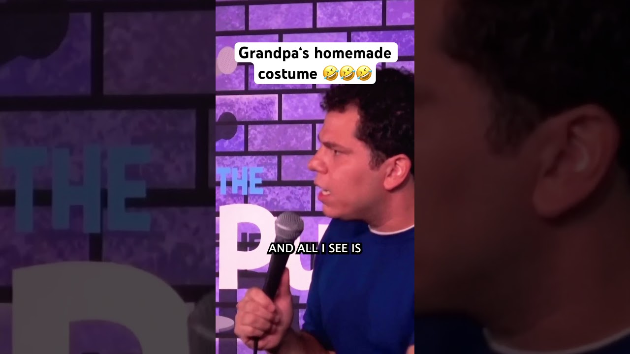 Grandpa‘s homemade Halloween costume stand up by Dominic Leonelli 