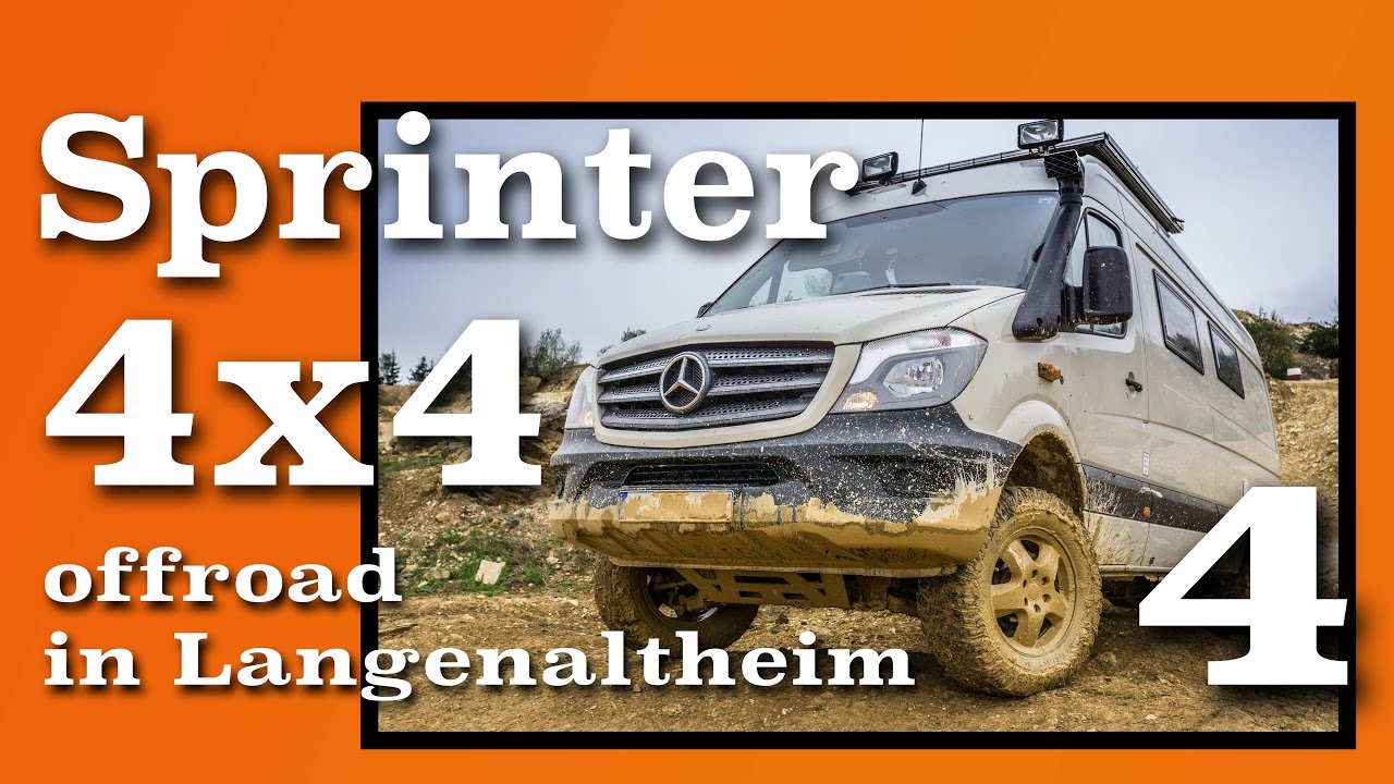 Sprinter 4x4 offroad in Langenaltheim - Part 4