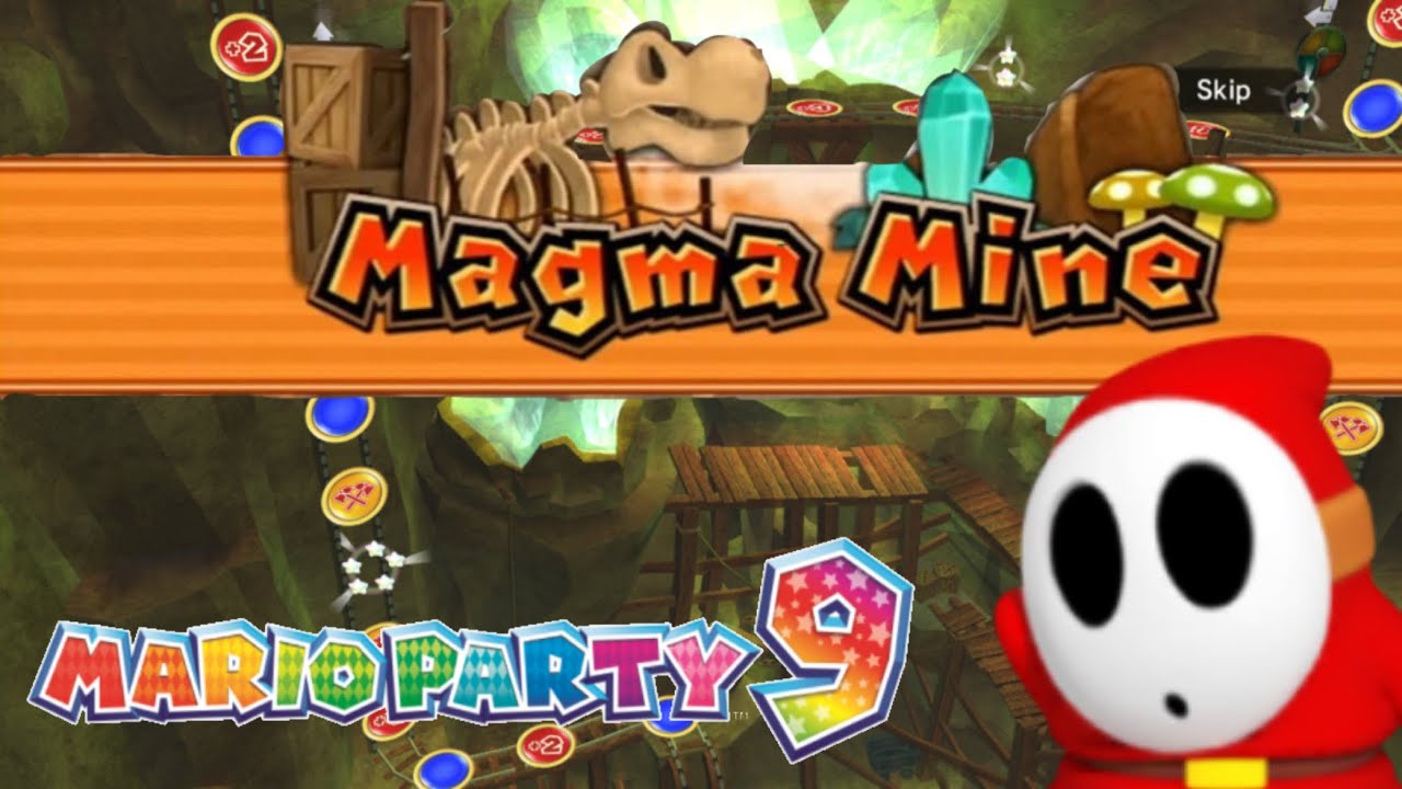 “Deadly Mine Escape” | Mario Party 9 - Magma Mine
