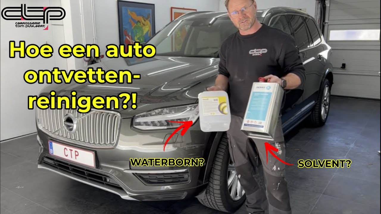 Hoe een auto ontvetten/reinigen ?!