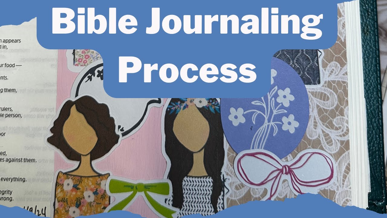 Bible Journaling Process | Illustrated Faith Print and Pray  |  Beloved Society Girls