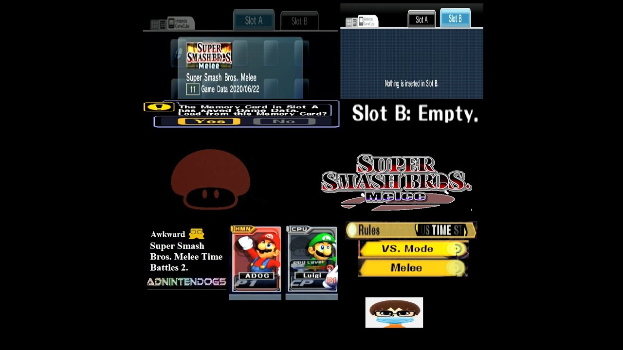 Awkward Super Smash Bros. Melee Time Battles #2
