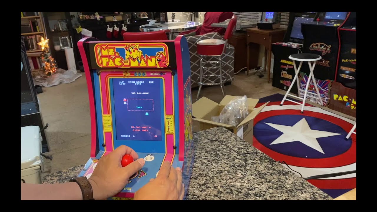 Arcade1Up Ms PacMan Unboxing and Review