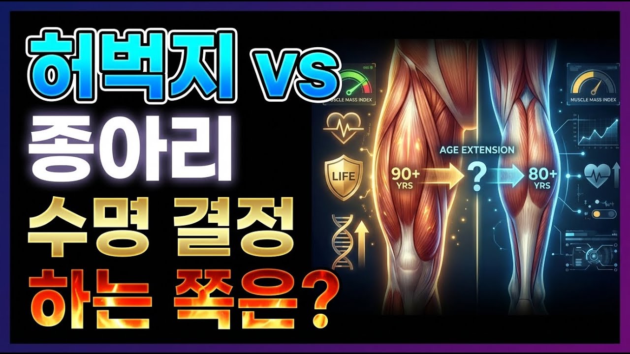 허벅지 vs 종아리… 수명 결정하는 쪽은？