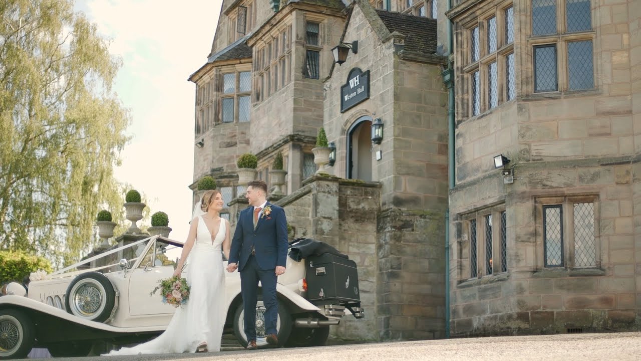 Lucy & Ashley | Weston Hall, Staffordshire wedding video