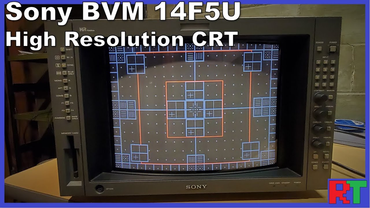 Мастер-монитор Sony BVM 14F5U &mdash; идеальный ретро-монитор Trinitron 📺 | С НОВОЙ ЭЛТ-трубкой