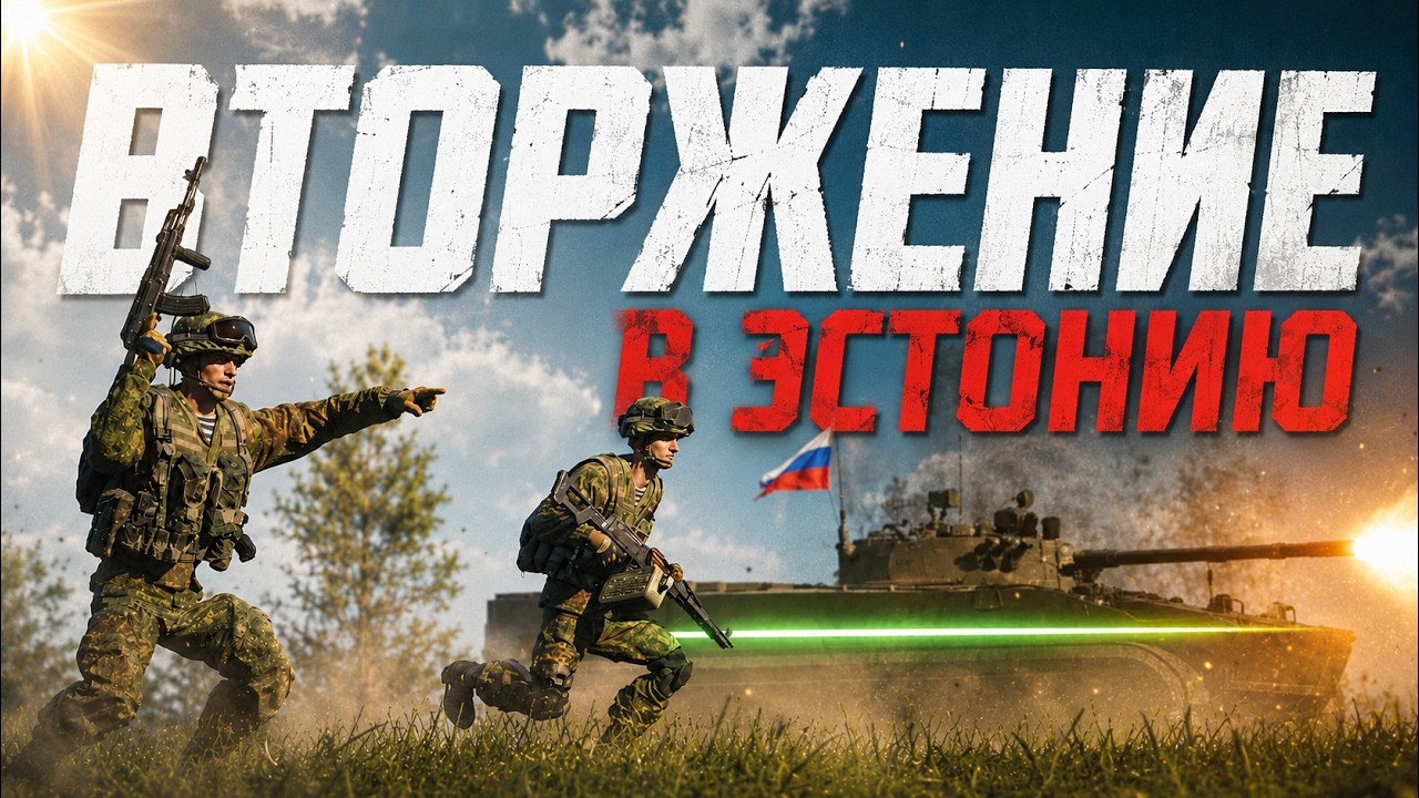 КОМАНДУЮ НАСТУПЛЕНИЕМ НА НАРВУ. РФ ПРОТИВ НАТО В SQUAD