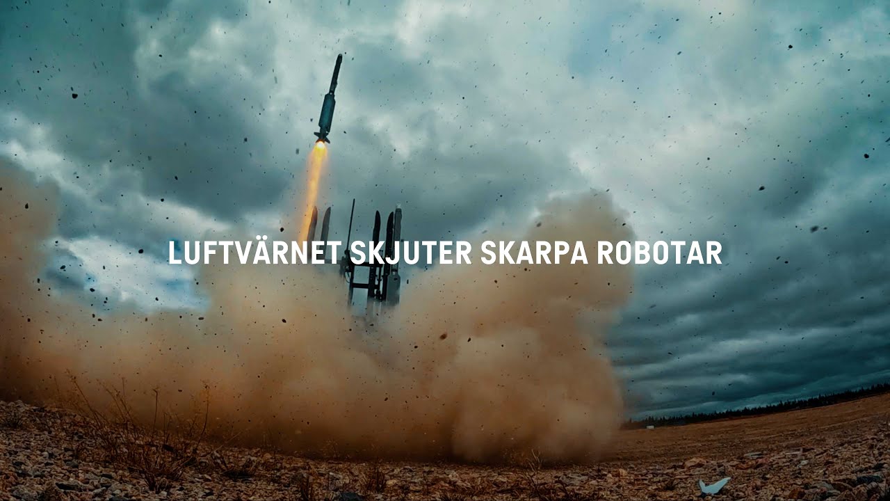 Luftvärnet skjuter skarpa robotar