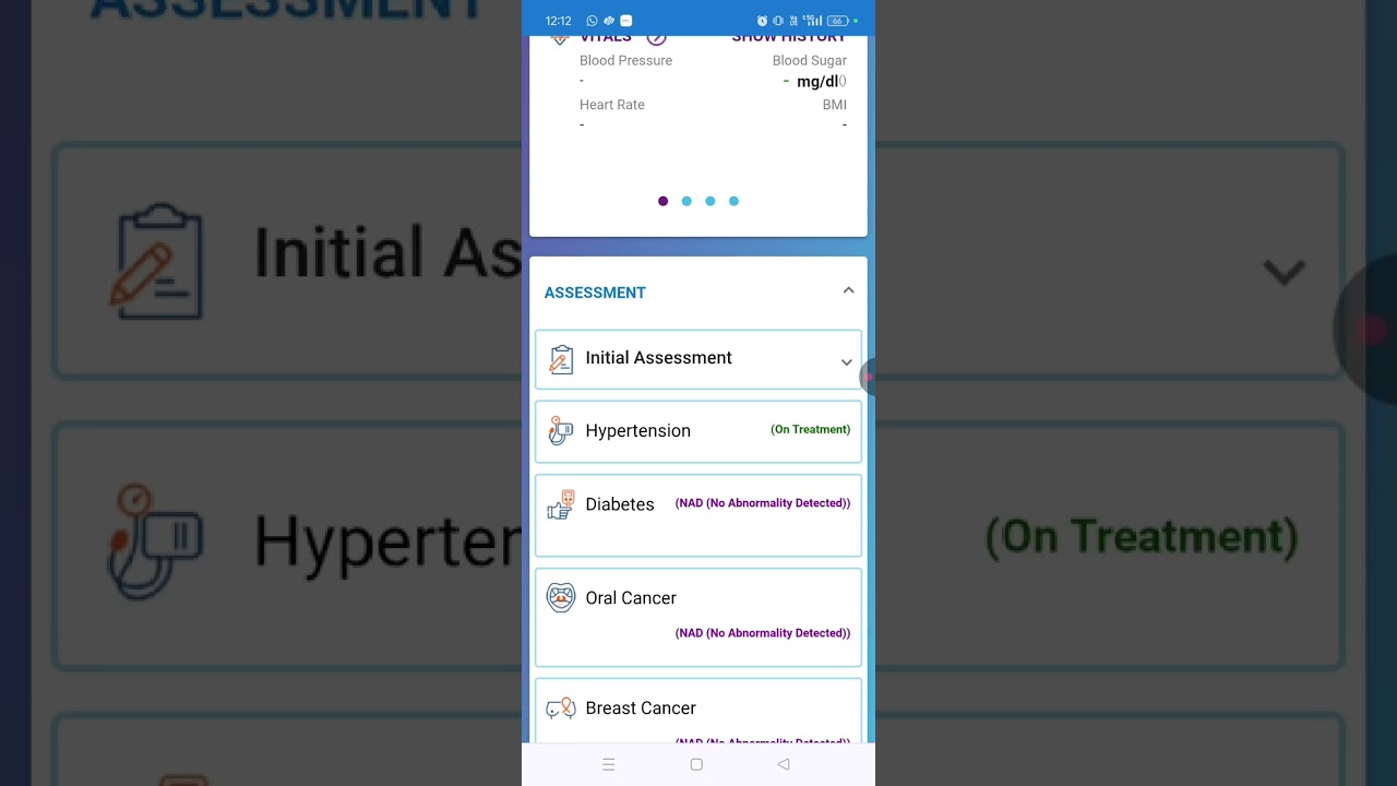 How to add NCD Screening data in under treatment section in NCD app/portal.
