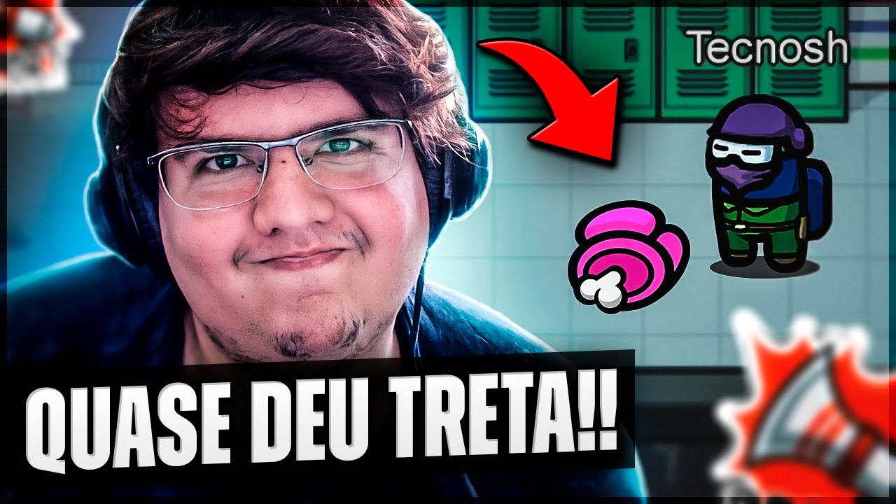 FLAGREI O IMPOSTOR E QUASE DEU TRETA 😬 | AMONG US