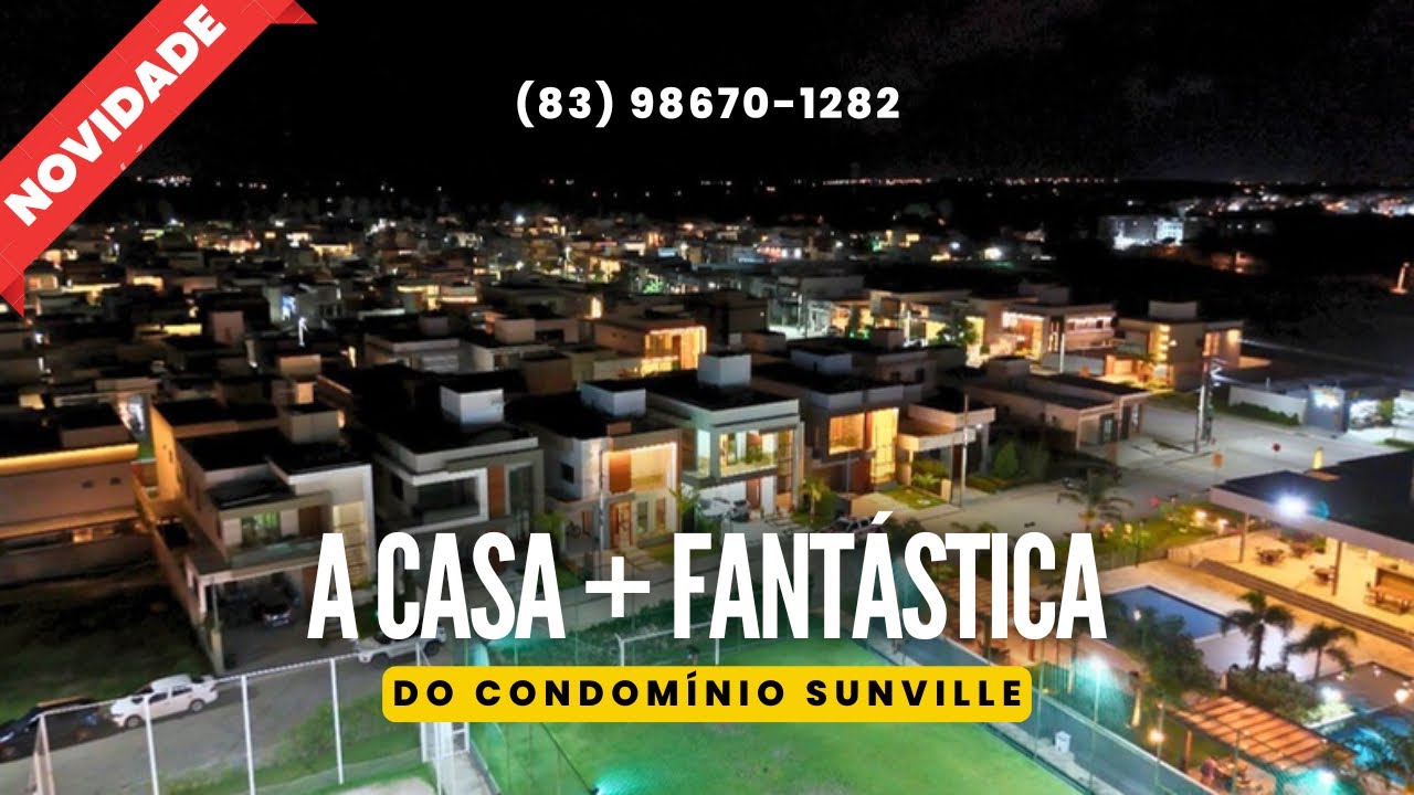 🟢 POR DENTRO DA CASA + FANTÁSTICA DO SUNVILLE RESIDENCE - COM MÓVEIS PROJETADOS - R$1.400.000,00