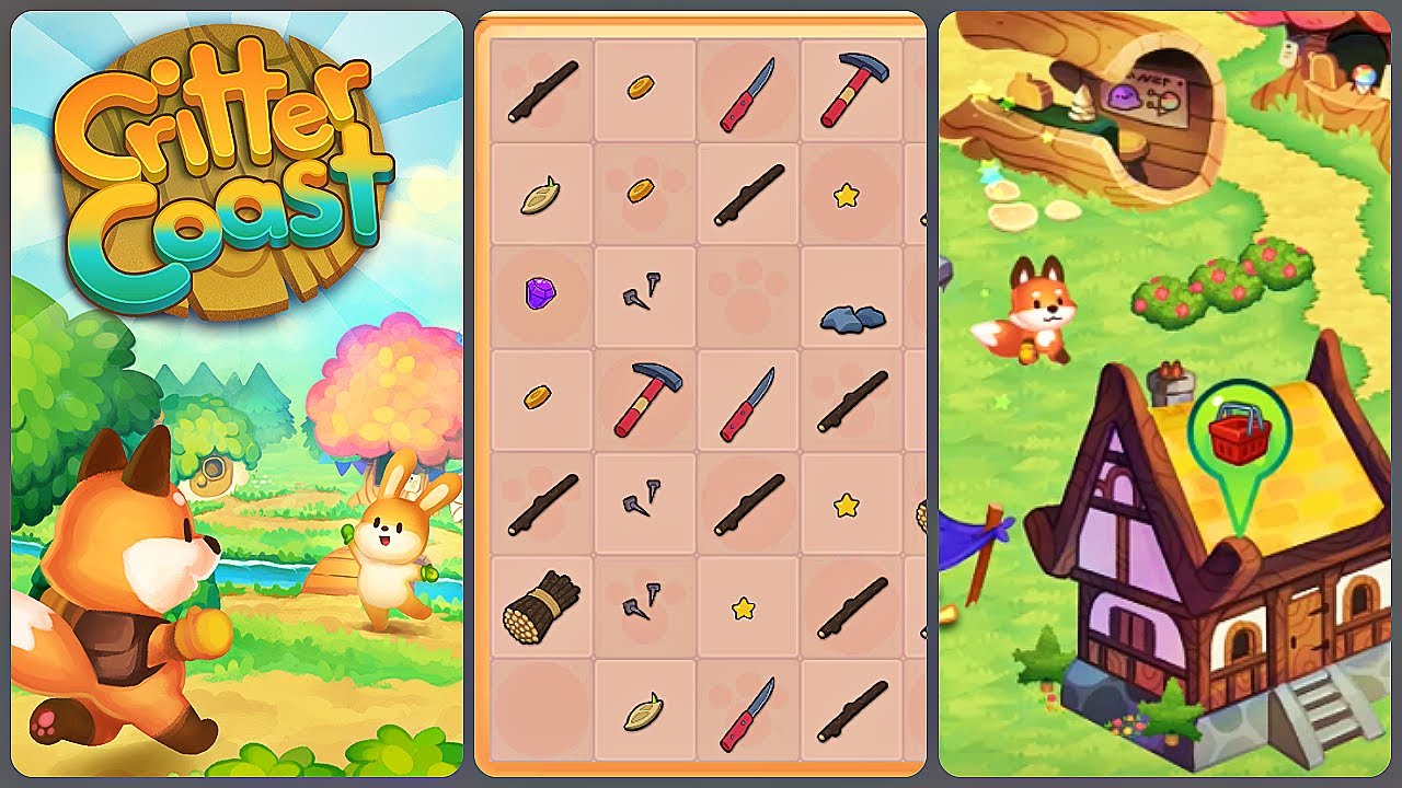 Critter Coast: Merge Adventure (Gameplay Android)