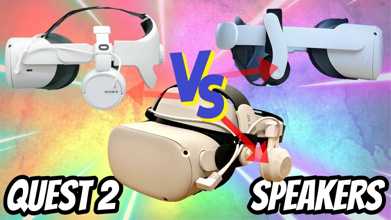 Quest 2 Clip On Headphones/Speakers