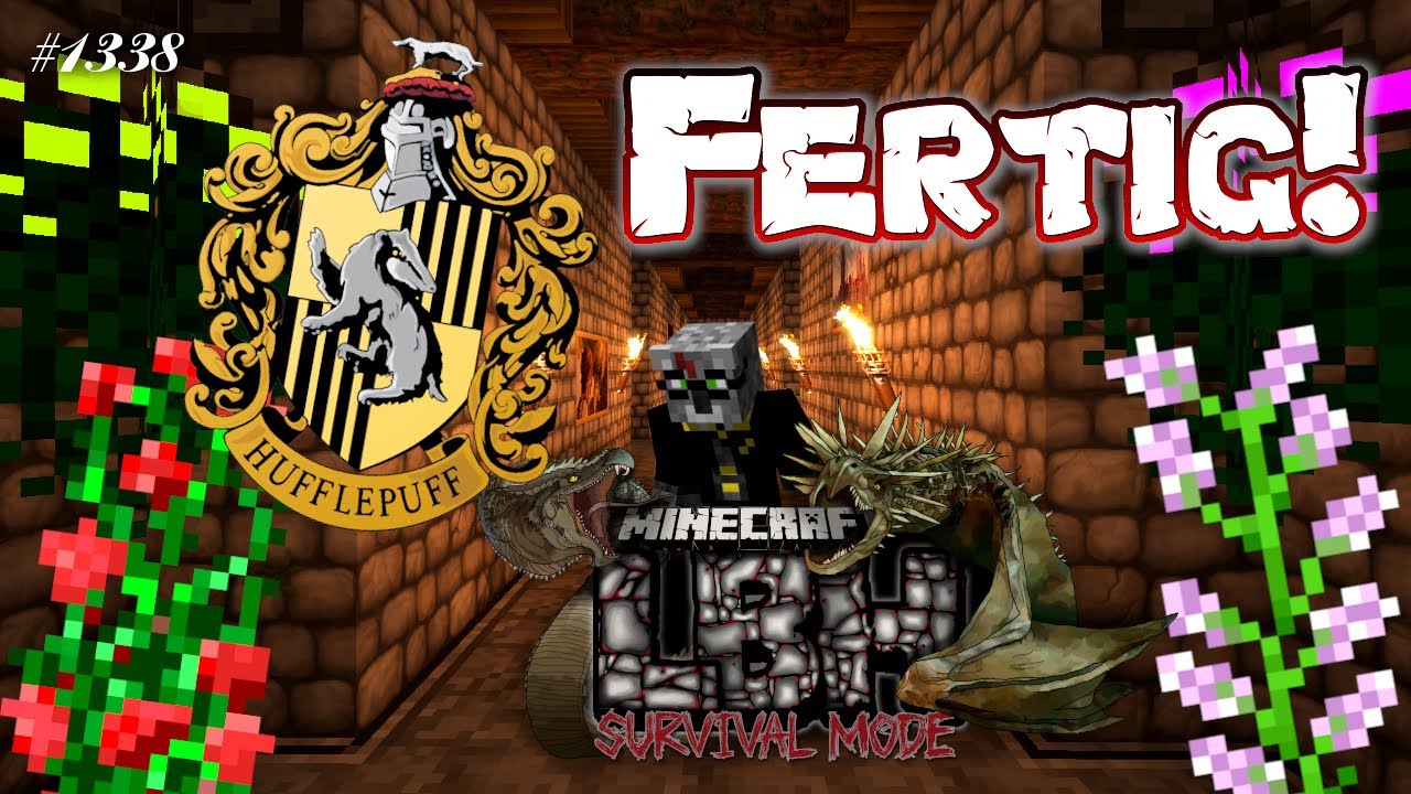Der HUFFLEPUFF Gemeinschaftsraum ist FERTIG! 🙌 | Let's Build Hogwarts #1338