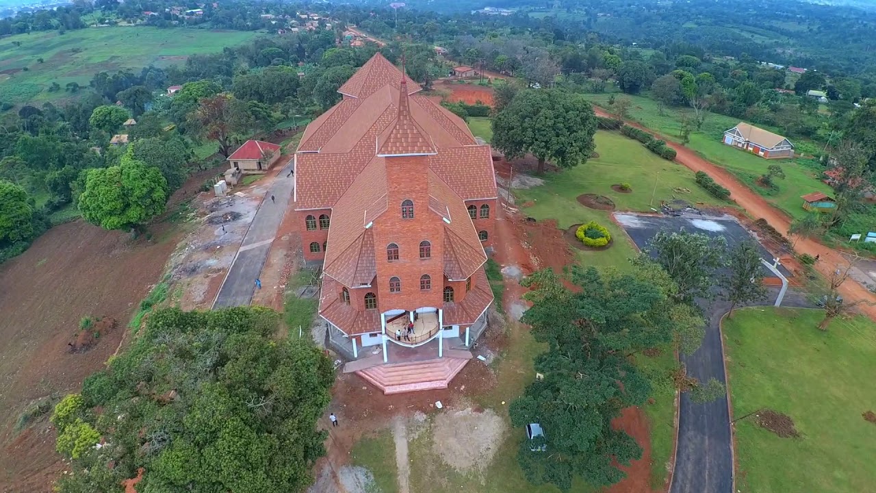 St. Andrews Church Namukozi Mityana. Aerial View.