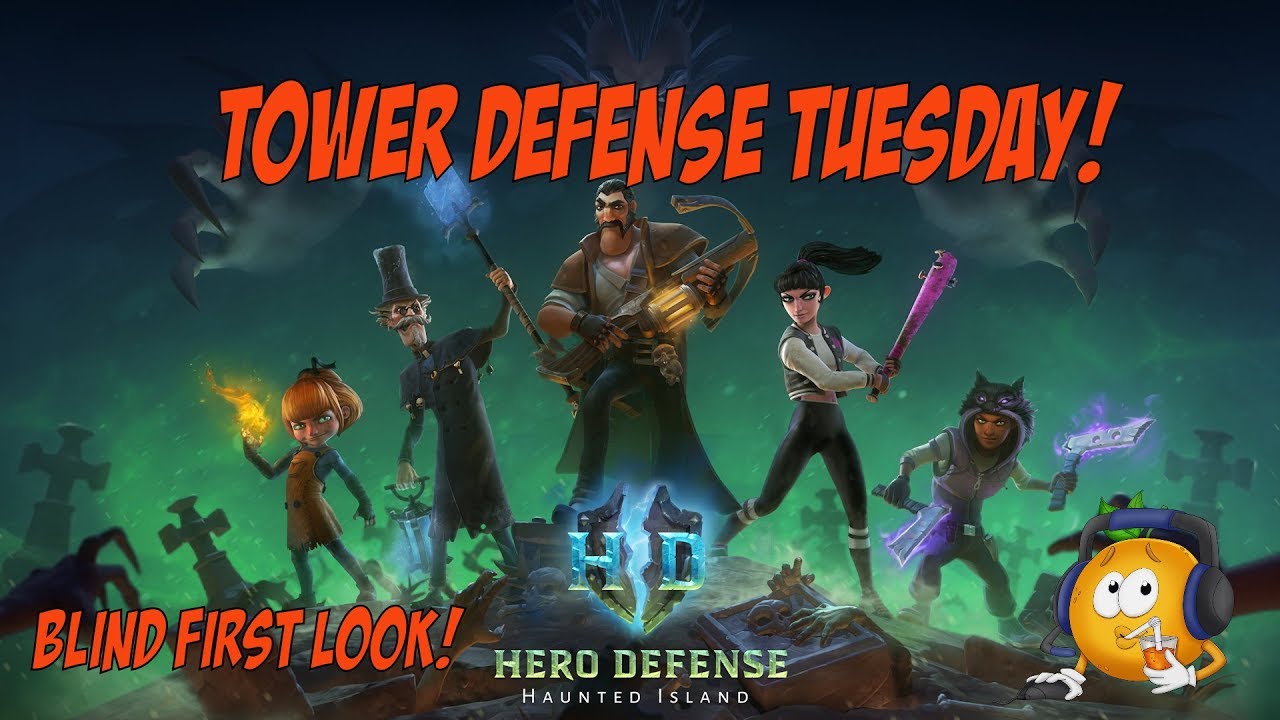 Tower Defense Tuesday - Hero Defense Haunted Island!