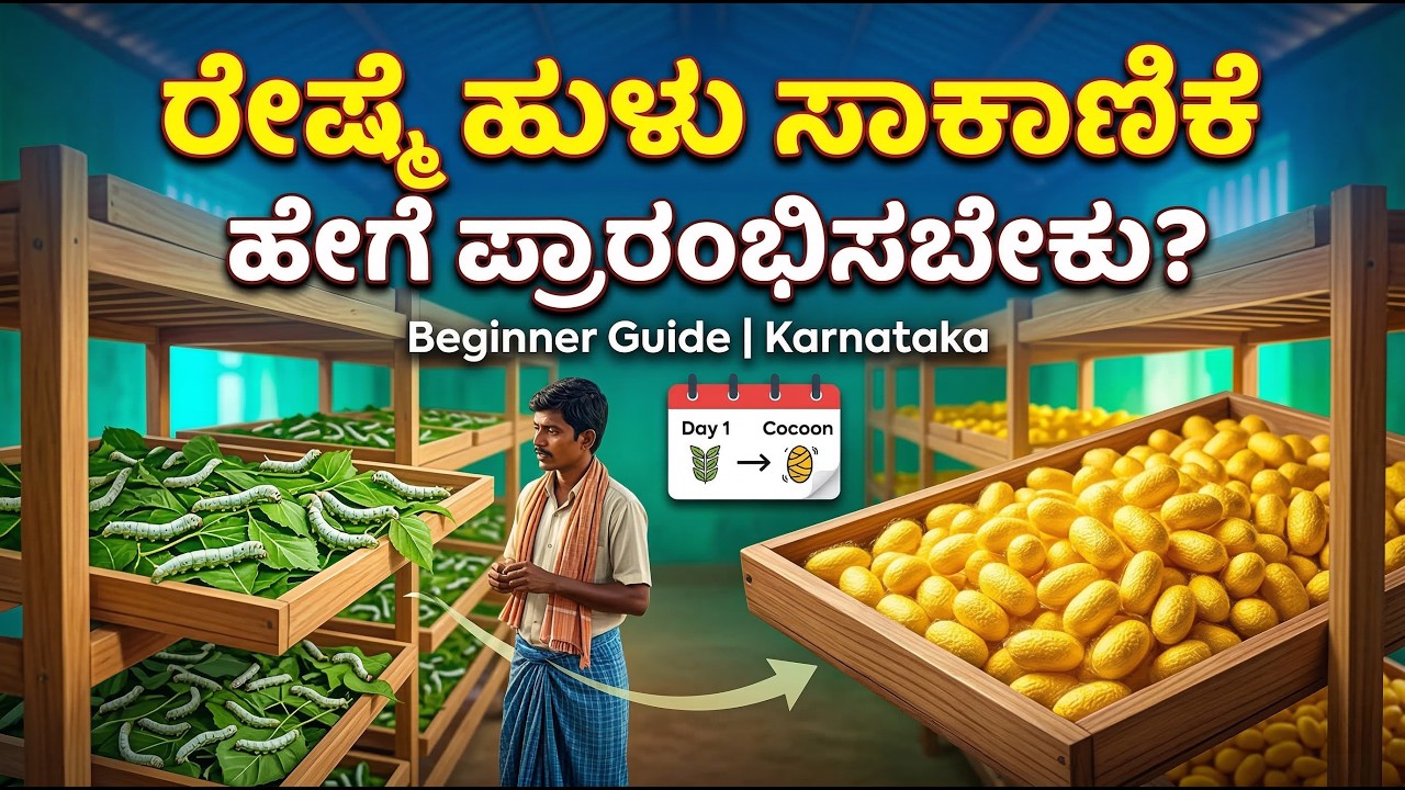 ರೇಷ್ಮೆ ಹುಳು ಸಾಕಾಣಿಕೆ ಹೇಗೆ ಪ್ರಾರಂಭಿಸಬೇಕು? | Beginner Guide | Karnataka Sericulture