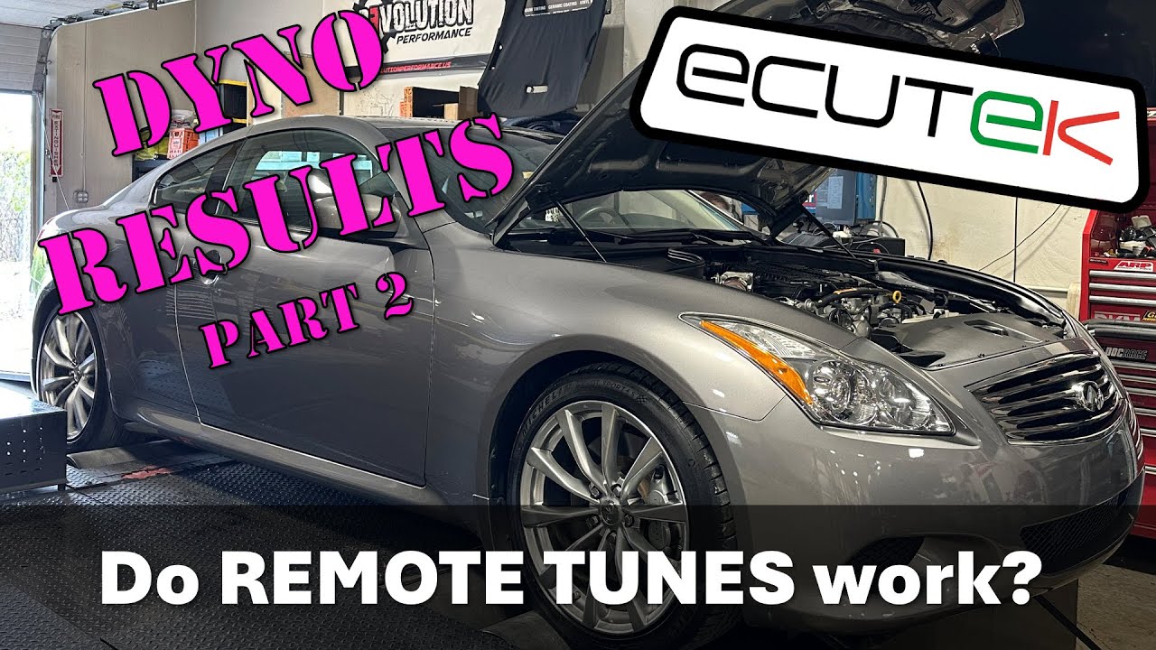 Infiniti G37 Coupe - Ecutek Tuned on 93 Octane (Mustang) Dyno - Part 2
