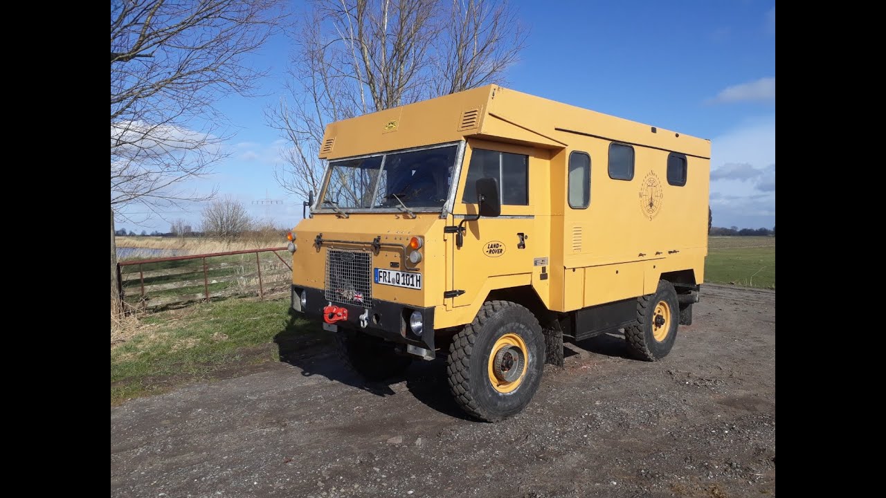 LPG test drive in a 101FC Land Rover