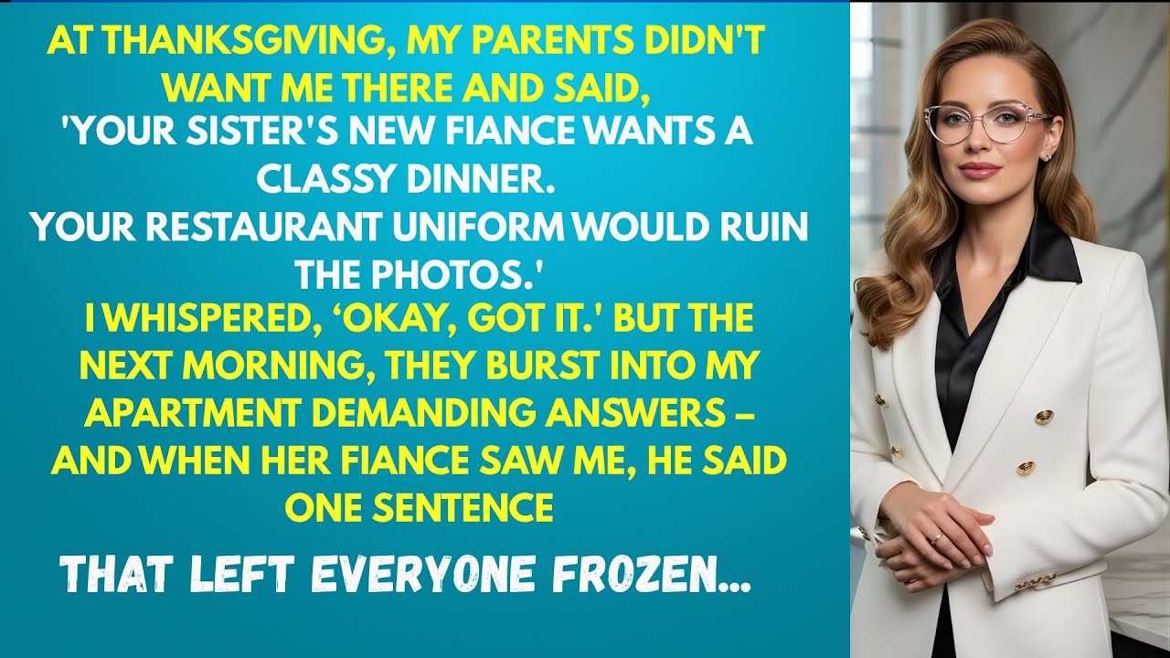 My Parents Banned Me From Thanksgiving Because Of My Sister’s Fiancé — What He Said Next Left...