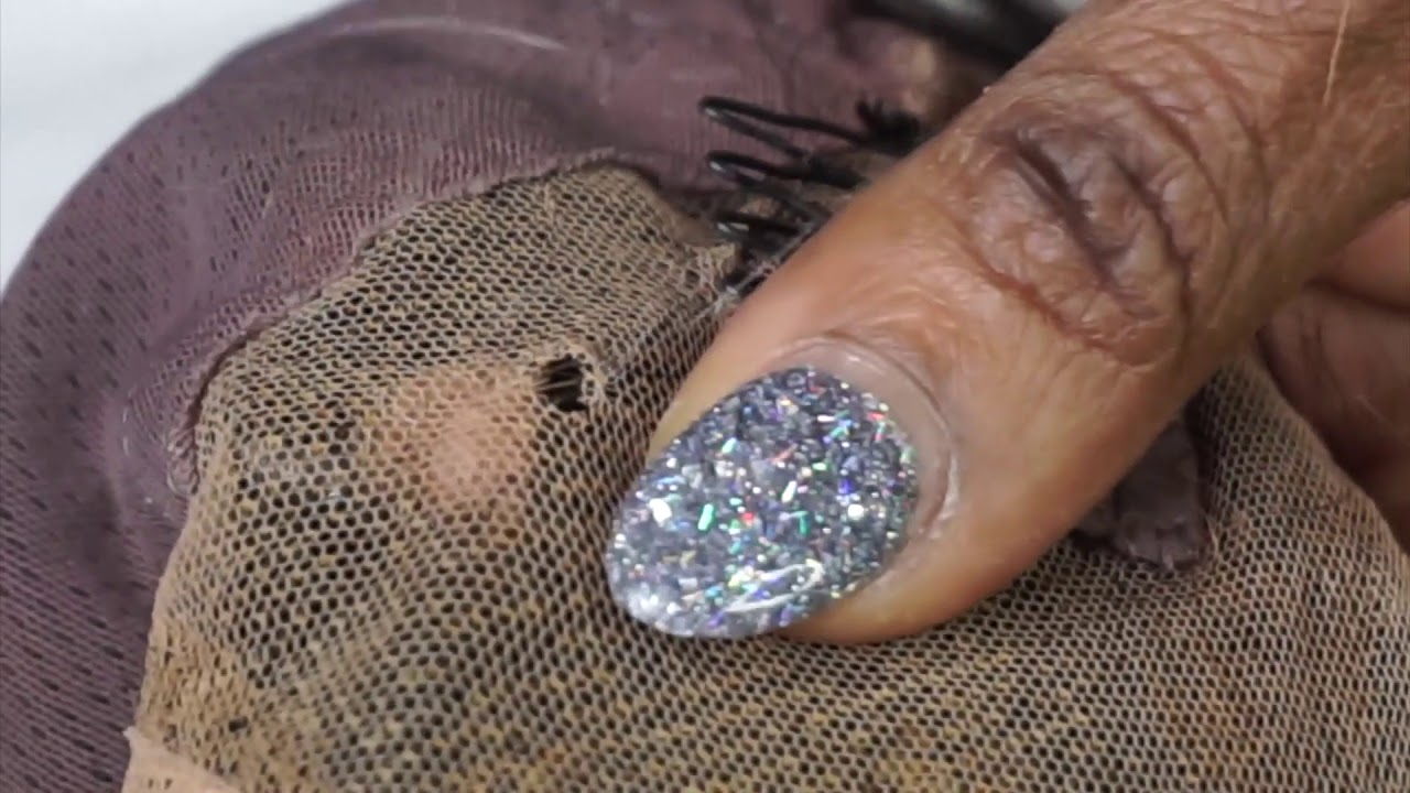 HOW TO FIX A HOLE IN YOUR FULL LACE WIG.