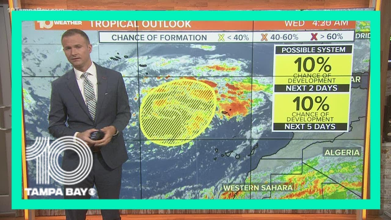 One low pressure system out in the Atlantic has small chance of developing