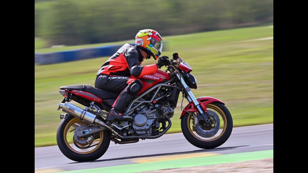 Honda CBR600RR (2008) - Cagiva Raptor 650 (2006)  Track Battle