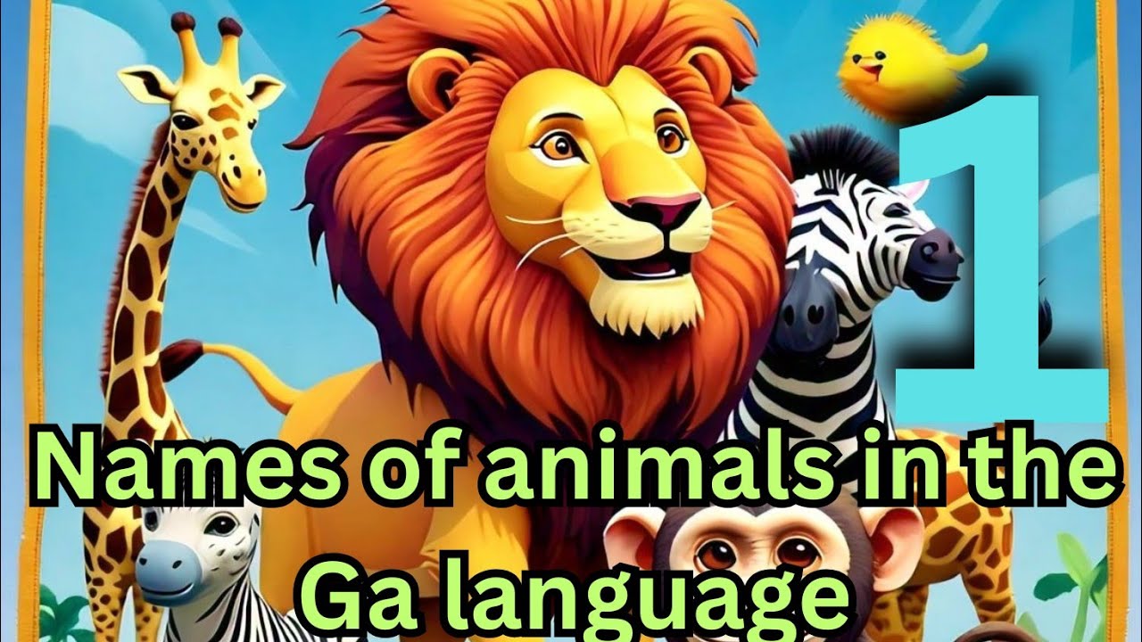 НАЗВАНИЯ ЖИВОТНЫХ НА ЯЗЫКЕ GA 1