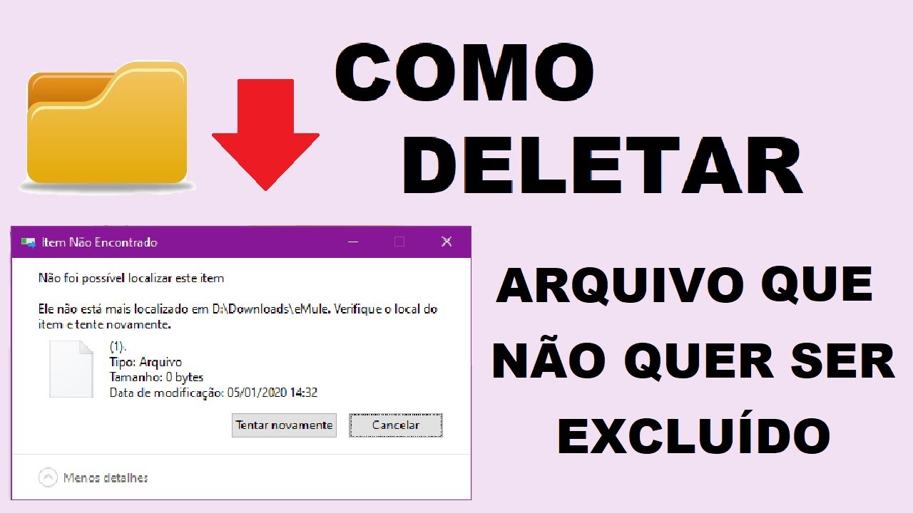 Como DELETAR arquivos que não querem ser EXCLUÍDOS - Método Infalível - 2025