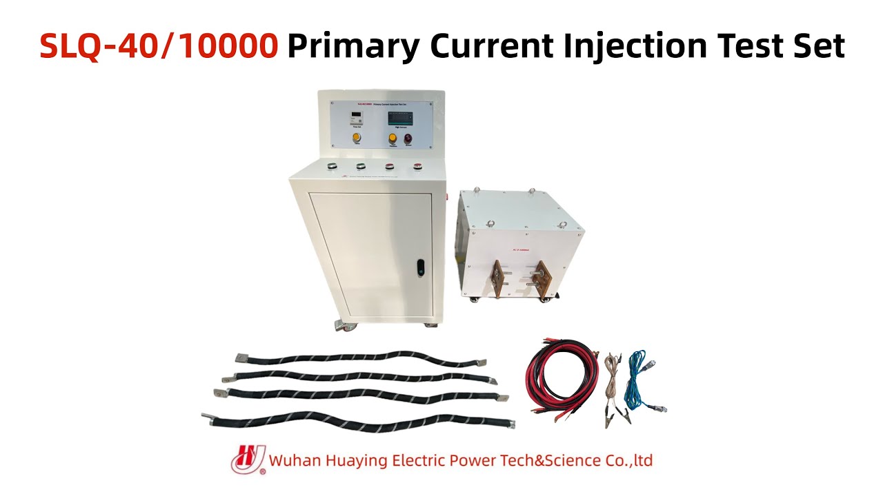 SLQ-40/10000 Primary Current Injection Test Set Operation Video