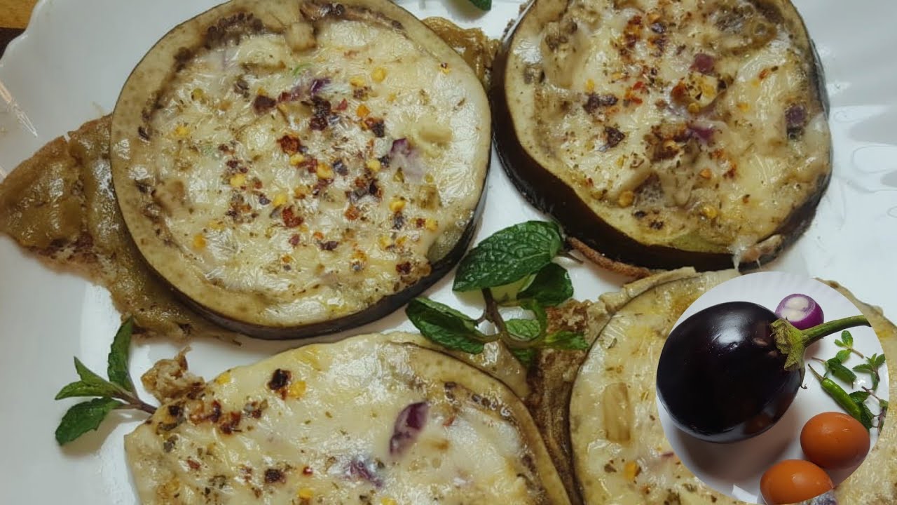 Omelette Slices Nashte ka naya idea Egg Fry Ande Wala Baingan 10 min mein banne waala healthy snack