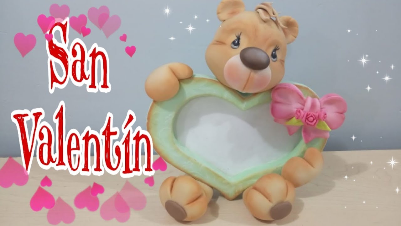 DIY Oso | regalos San Valentín | porcelana fría | ideas fáciles para San Valentín