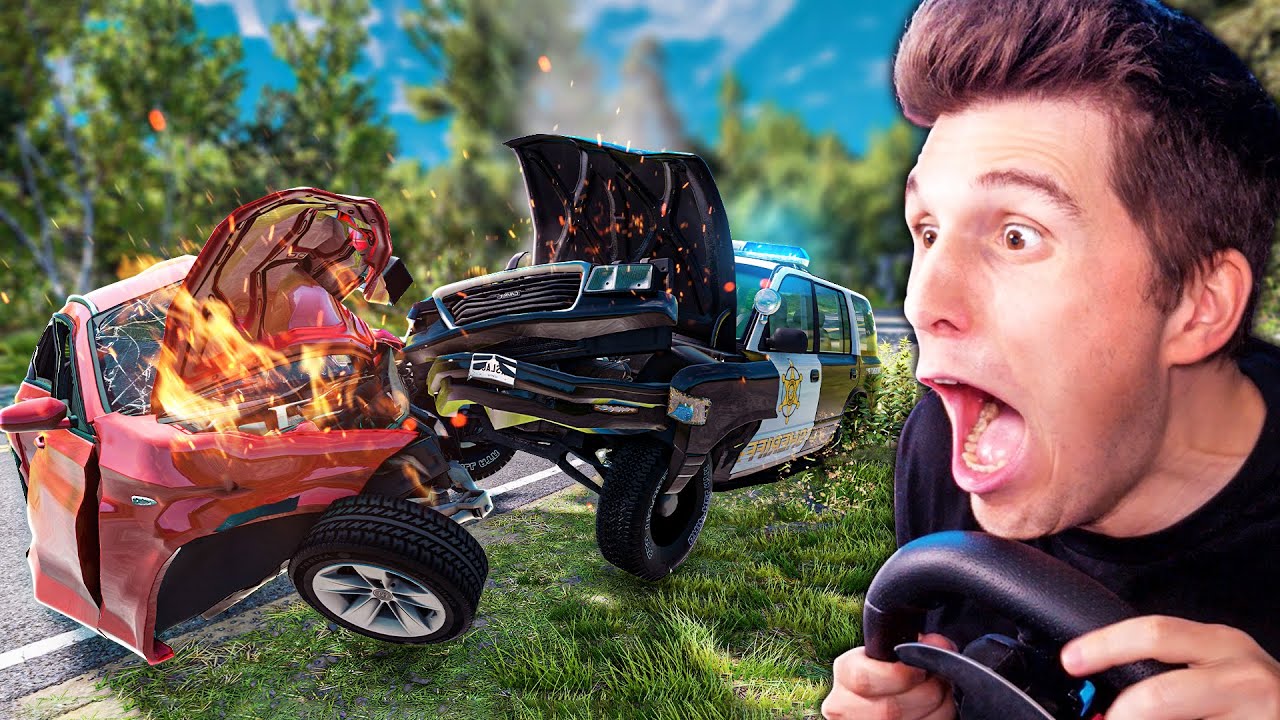 Verfolgungsjagd endet mit TOTALSCHADEN! | BeamNG