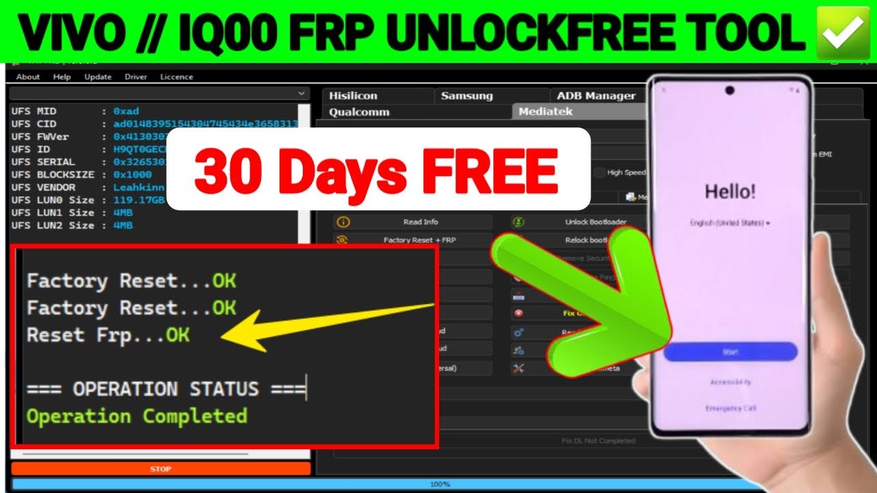 ✅ Vivo / IQ00 FRP Unlock Tool Free 2026 | Vivo Android 15 FRP Lock Fix | 🔥 TMT PRO TOOL |
