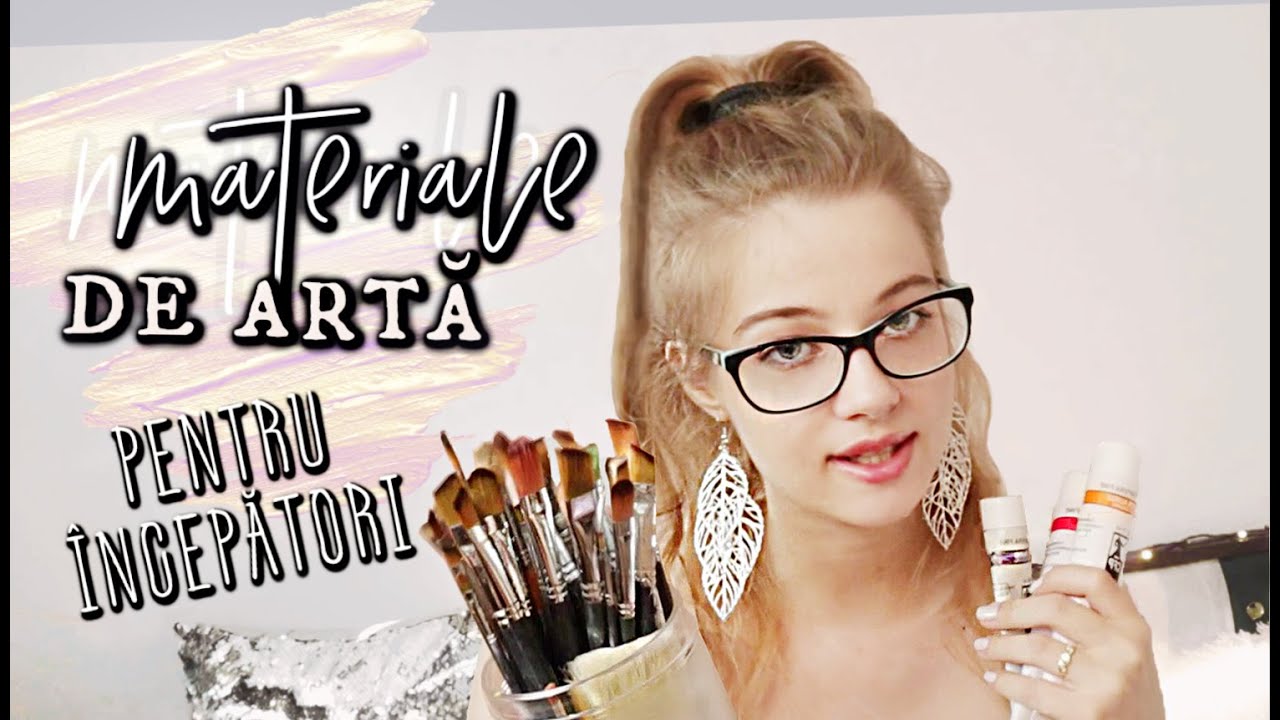 Materiale de Artă pentru ARTIȘTI ÎNCEPĂTORI (ediție specială #backtoschool)