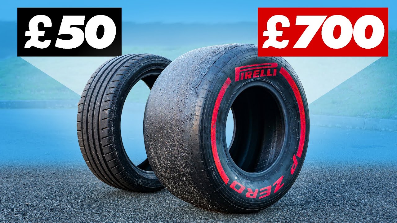 &pound;50 Normal Tyres vs &pound;700 Formula 1 Tyres