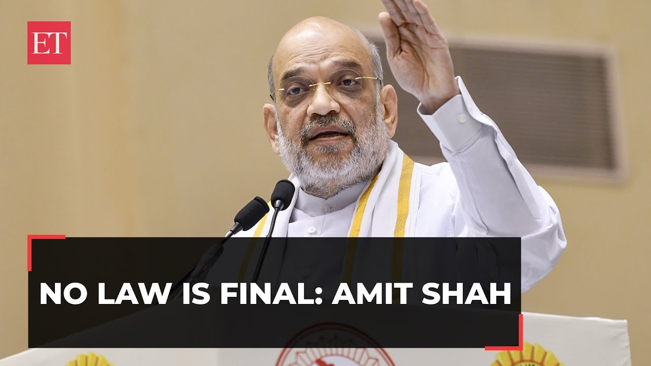 'No law is final, they need to be changed to keep them relevant': Amit Shah at Lawyers&rsquo; Conference