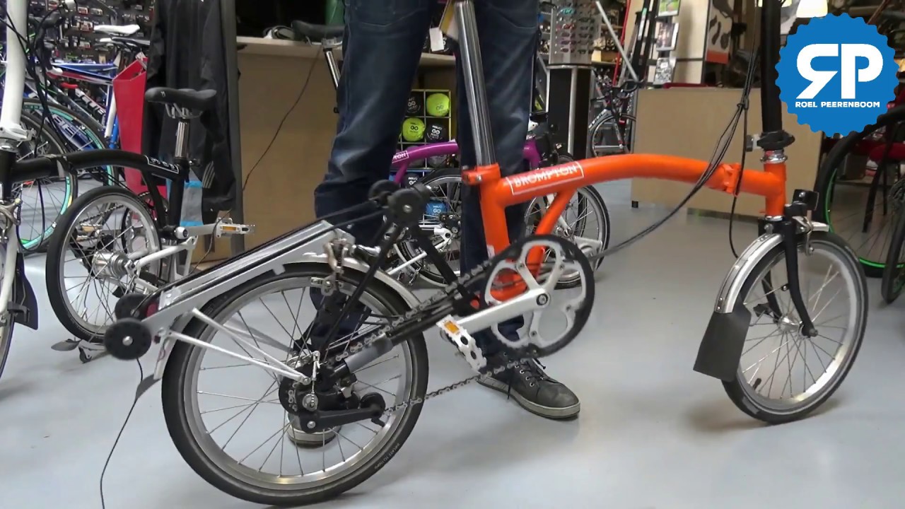 Hoe vouw ik mijn Brompton vouwfiets in- en uitelkaar?