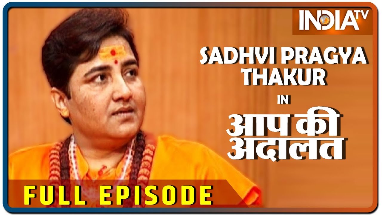 Sadhvi Pragya Thakur in Aap Ki Adalat (Full Episode)