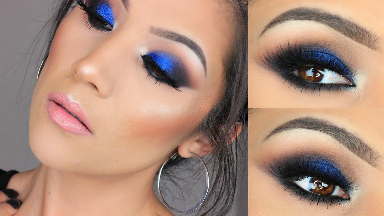 Bold Blue Eye  Makeup I Urban Decay X Gwen Stefani Palette
