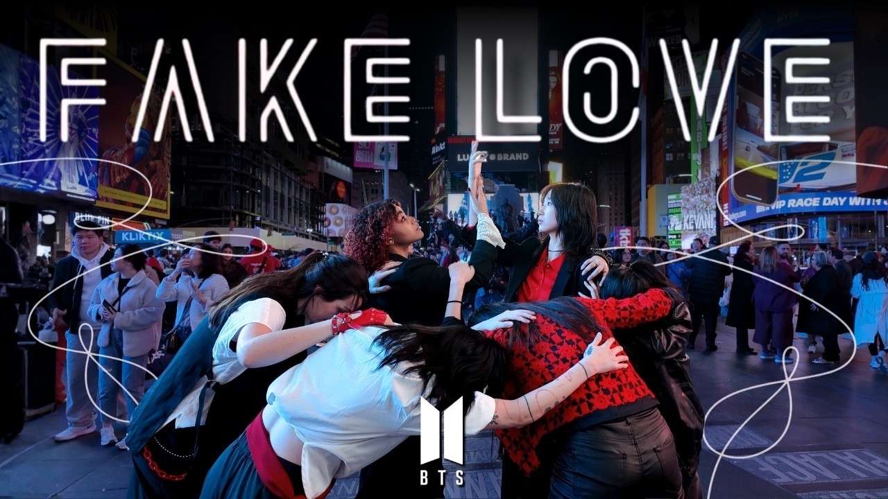[KPOP IN PUBLIC | TIMES SQUARE | ONE TAKE] BTS (방탄소년단) - &ldquo;FAKE LOVE&rdquo; Dance Cover