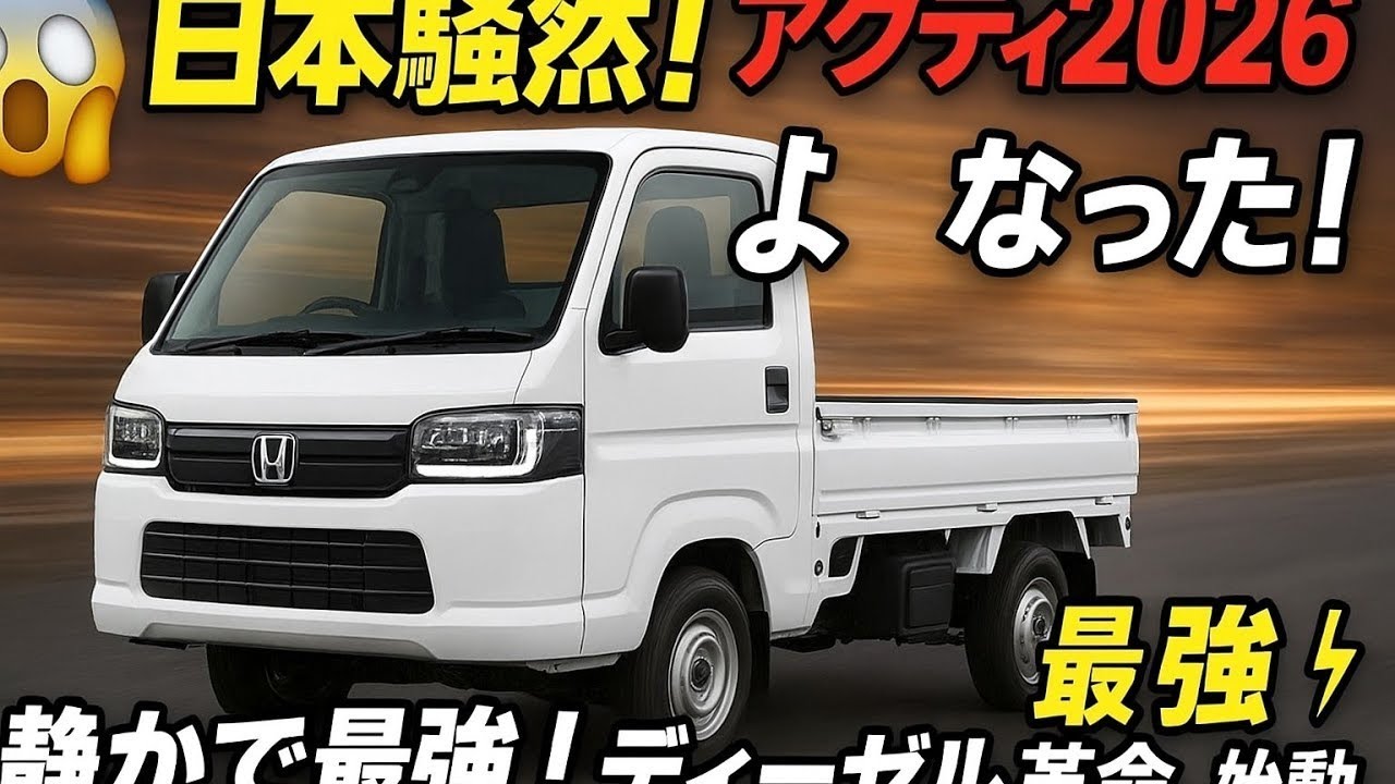 😱🚛「日本騒然！新型Honda Acty FieldPro 2026が軽トラの常識を完全破壊！」