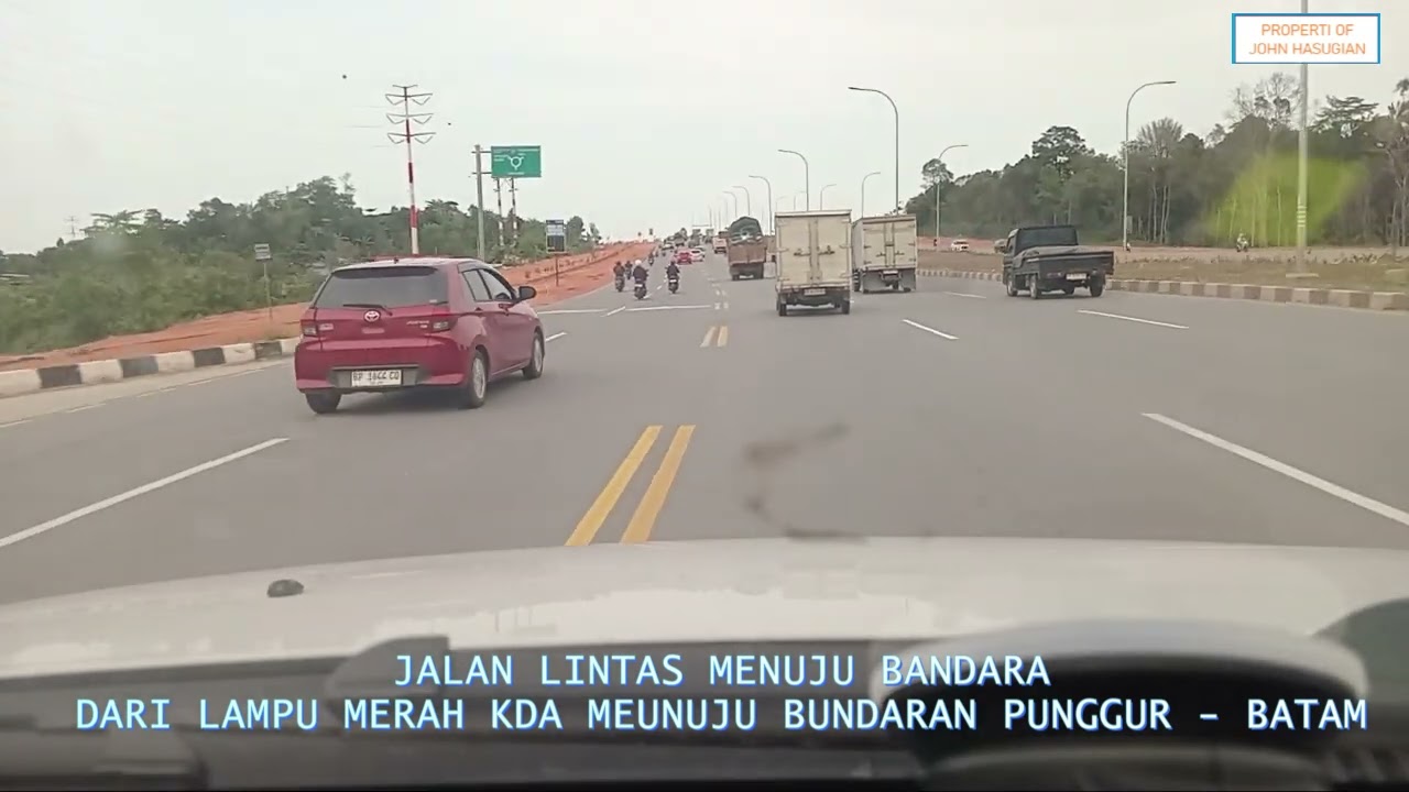 INILAH JALAN PALING LUAS - LEBAR DI KOTA BATAM - TANPA MACET
