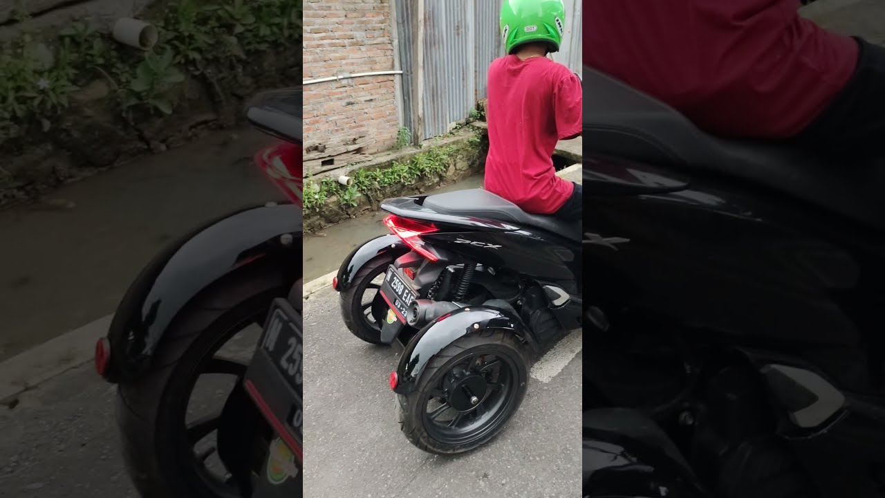 modifikasi PCX beroda tiga bisa mundur