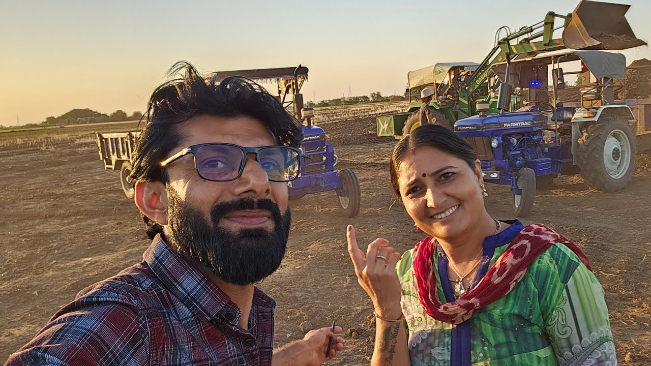 ખેતર માં નવા કામ ની સરુઆત / UK થી મહેમાન /બઘડાટી બોલે