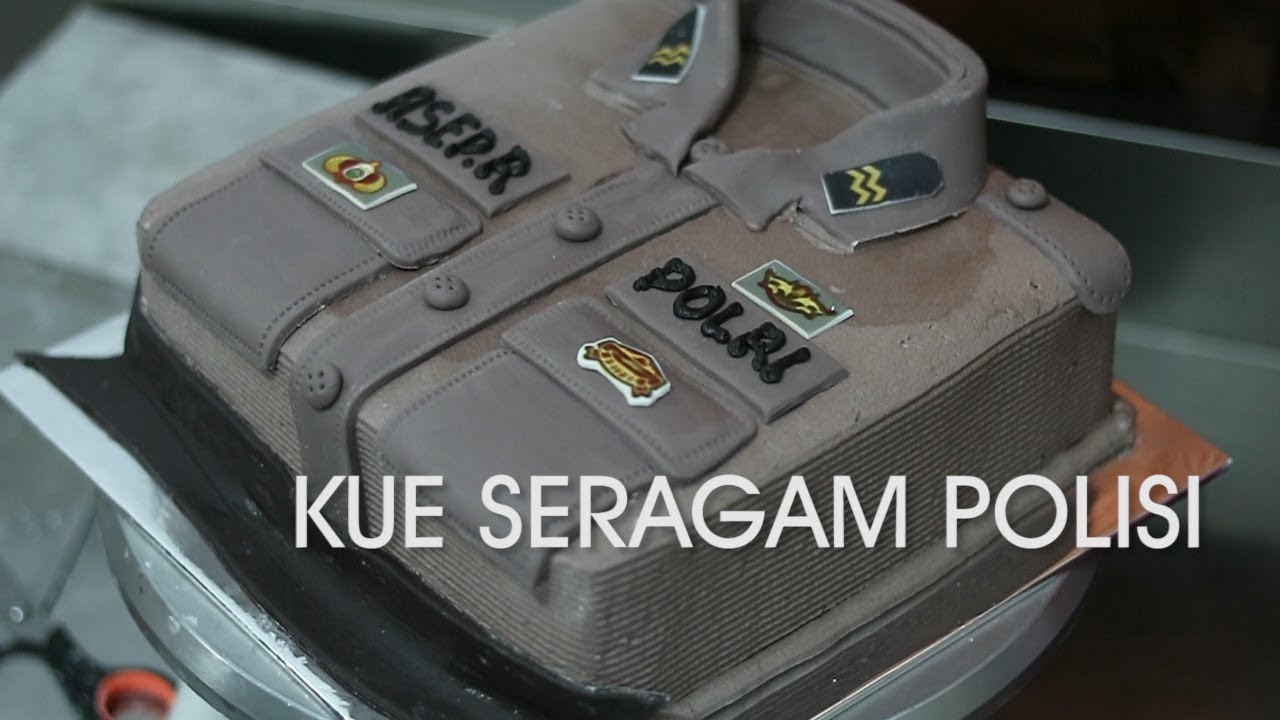 Kue Seragam Kerja untuk Ayah! (SERAGAM POLISI)