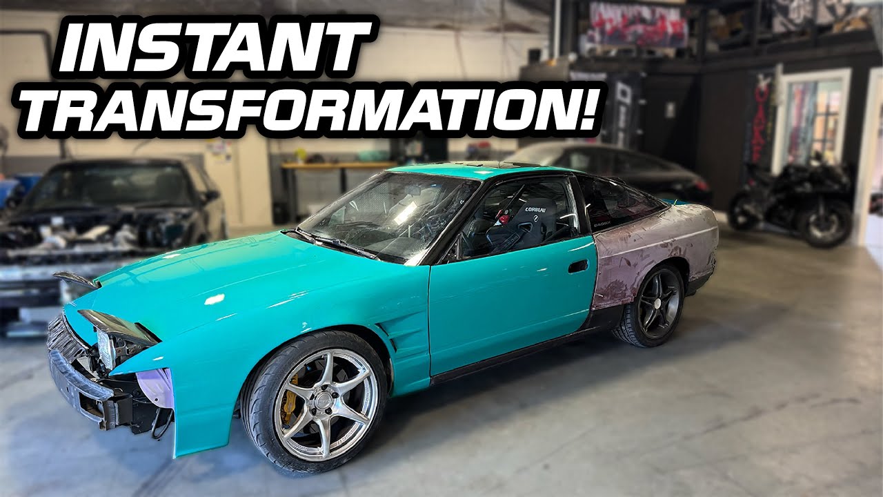 Is Vinyl Wrap BETTER Than Paint?! – LS 240SX Color Reveal!